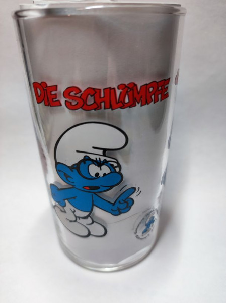 Die Schlümpfe Schlumpfine Liebe II Sammelglas develey