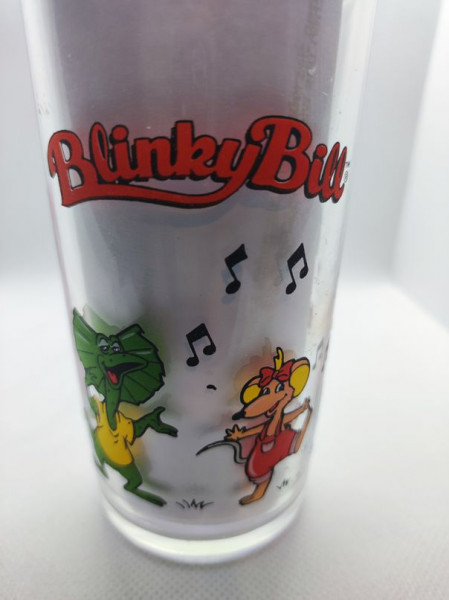 Blinky Bill Sammelglas Trinkglas Kinderglas