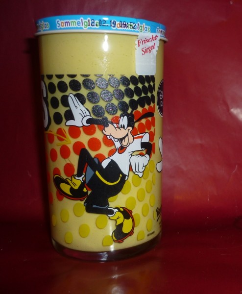 Bautzner KinderSenf 90 Jahre Micky Maus Sammelglas Vintage