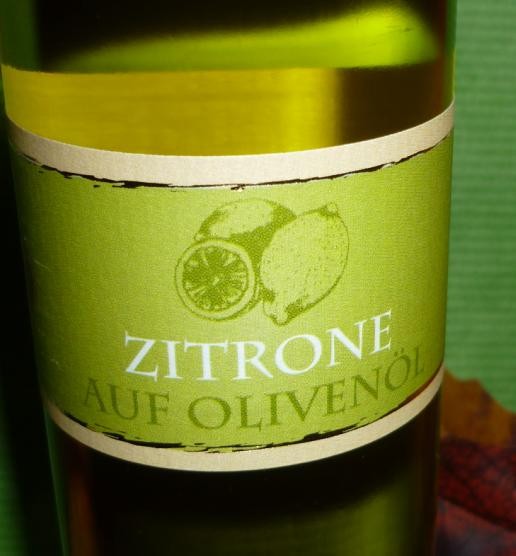 Öl - Zitrone auf Olivenöl 100 ml