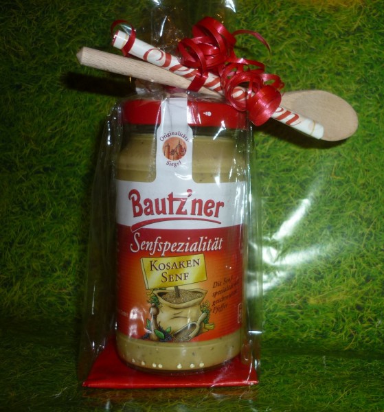 Bautzner Kosaken Senf 200ml - Geschenkverpackung+Löffel