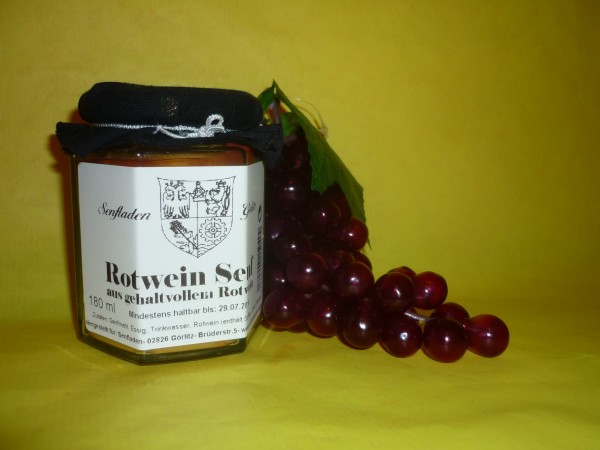 Burgunder Rotwein Senf mit Kräutern d. Provence 180ml