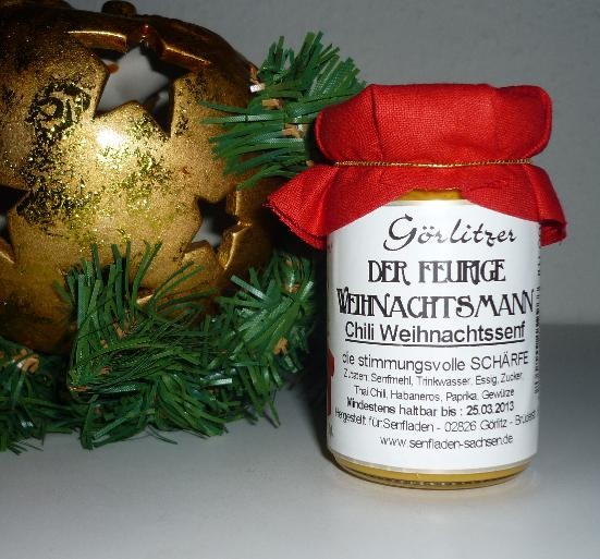 Görlitzer feuriger Weihnachtsmann Senf 100ml