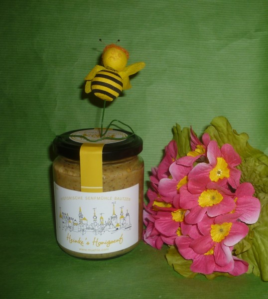 HammerMühle Bautzen Honig Senf süß - halbgrob 100ml