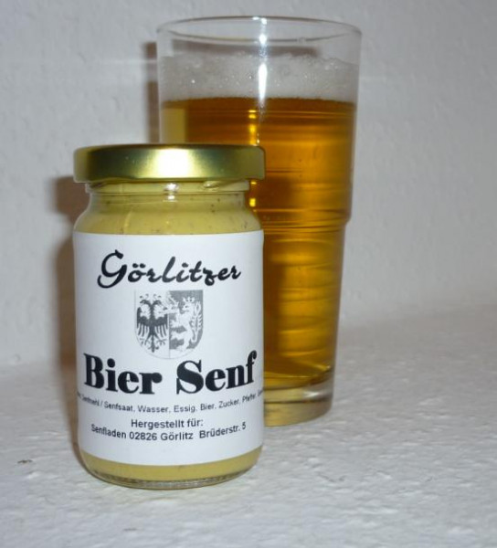 Schwarzbier Senf 180ml leicht scharf+lecker