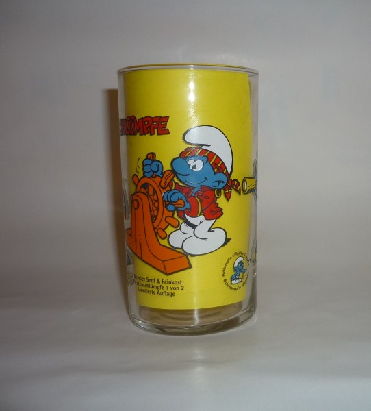 Die Schlümpfe -Pirat - Sammelglas develey Senf