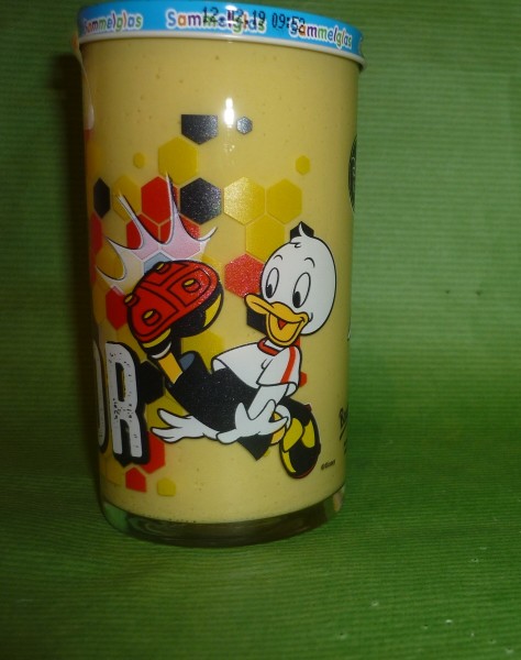 Bautzner KinderSenf Donald Duck Fussball Sammelglas Tooooor