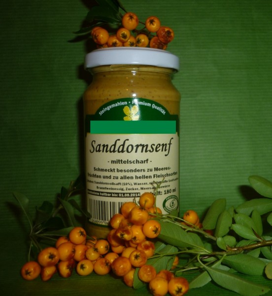 Holunder Blüten Senf , mittelscharf 190 ml
